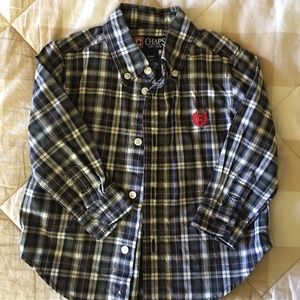 Boys Chaps 24 month plaid dress shirt